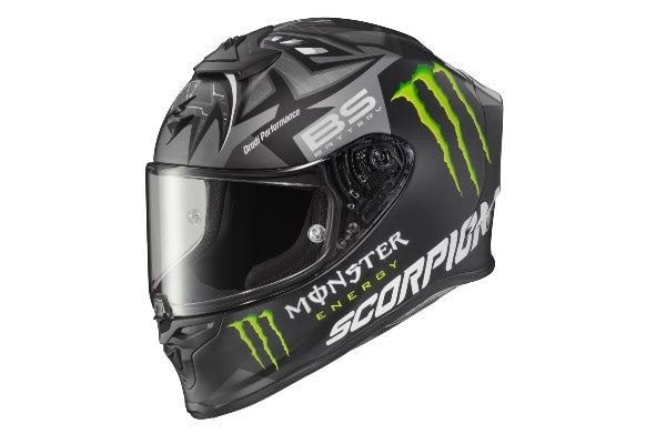 Exo R1 Air Helmet Quartararo Monster Energy Silver Xl