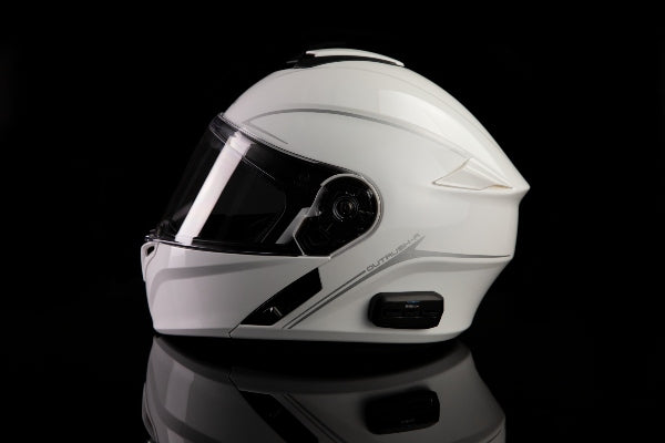 OUTRUSHR-GW00S3 Outrush R Flip Up Helmet Glossy White Sm
