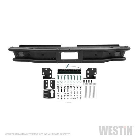 Westin 2014-2018 Toyota Tundra Outlaw Rear Bumper - Textured Black 