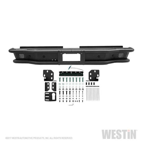 Westin 2014-2018 Toyota Tundra Outlaw Rear Bumper - Textured Black 