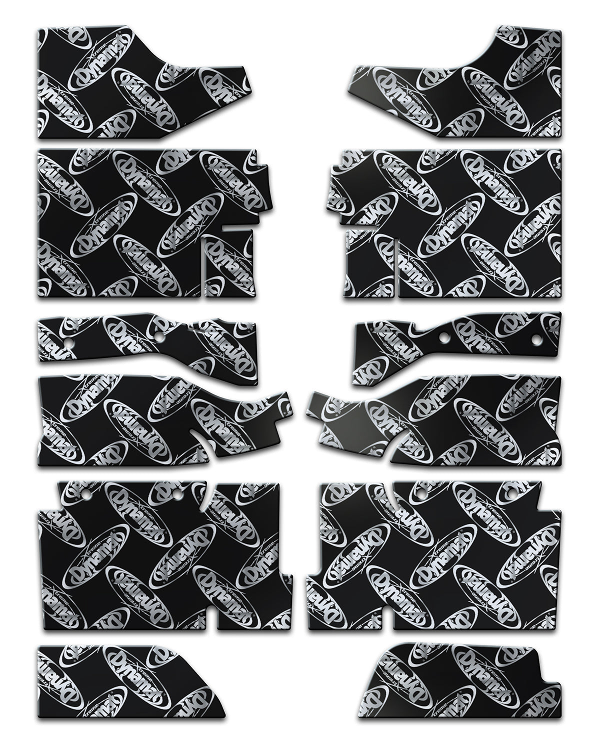 XFO M4 F Dynamat 1994-2004 Ford Mustang Floor Kit