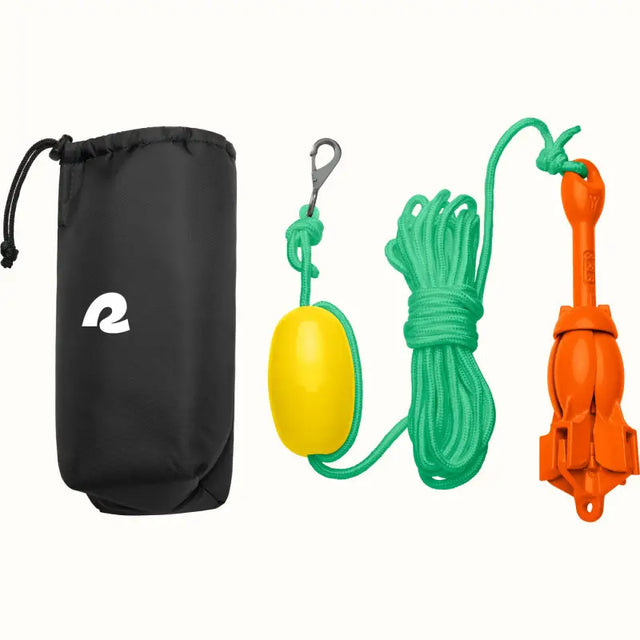 A-7 Kwik Tek Xl Grapnel Anchor Kit with kayak anchor setup for easy securing