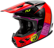 A0030620LG Fly Racing Kinetic Rally Helmet Red/Black/White Lg - RV and Auto Parts