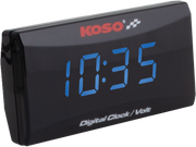 Super Slim Clock / Volt Meter Blue Display