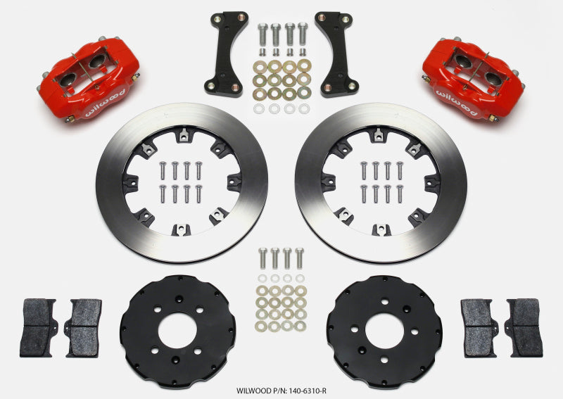 WILWOOD 140-6310-R FDL FRONT HAT KIT12.19RED
