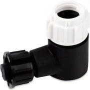 Black and white plastic elbow fitting for A06084 Raymarine Devicenet M Tost-Ng F Adap