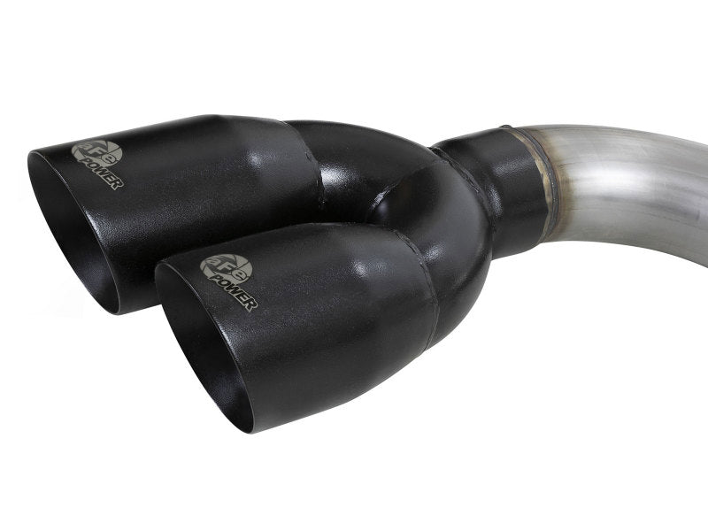 aFe 49-34109-B aFe Vulcan Series 3in 304SS Exhaust Cat-Back w/Blk Tip 2019 GM Silverado/Sierra 1500 L4-2.7L (t)