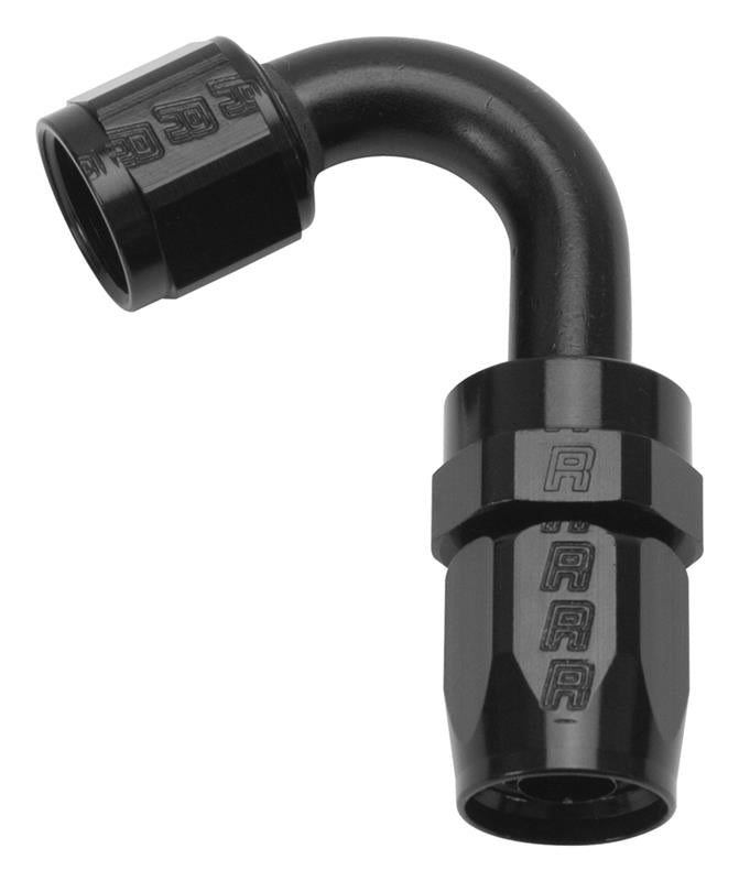 Russell 613405 Russell Performance -6 AN Black 120 Degree Full Flow Swivel Hose End - 613405