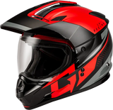 A11161204 Gmax Gm-11 Decima Helmet Black/Red/Grey Sm - RV and Auto Parts