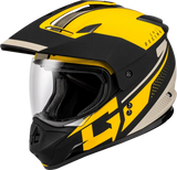 A11161224 Gmax Gm-11 Decima Helmet Matte Black/Yellow/Grey Sm - RV and Auto Parts