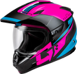 A11161237 Gmax Gm-11 Decima Helmet Black/Pink/Blue Xl - RV and Auto Parts