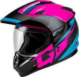A11161237 Gmax Gm-11 Decima Helmet Black/Pink/Blue Xl - RV and Auto Parts