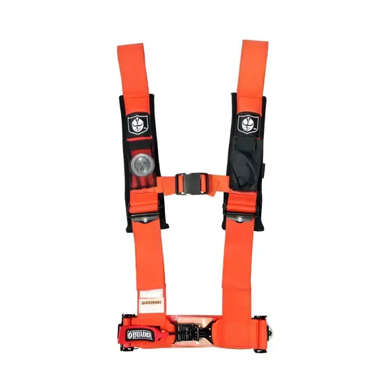 A114230OR 4 Pt Harness With Sewn In Pads Orange 3 In.
