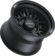 Black Raceline Omega 15x10 wheel on the Raceline Omega product page