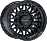 Black Raceline Omega wheel in Gloss Black finish for stylish Omega wheels look