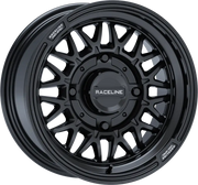 A13GB-57037 + 10 Raceline Omega 15x7 4/137 5 + 2 ( + 10mm) GloSS Black - Wheels