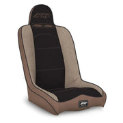 PRP Seats A140110-64 A140110-64 PRP Daily Driver High Back Suspension Seat (Two Neck Slots) - Tan / Black