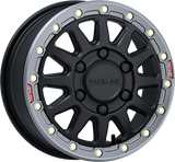 A14BG56560+74 Raceline Alpha Bdlk 15X6.5 6/139.7 (+74Mm)Black/Gunmetal - RV and Auto Parts