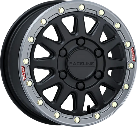 A14BG56560+74 Raceline Alpha Bdlk 15X6.5 6/139.7 (+74Mm)Black/Gunmetal - RV and Auto Parts