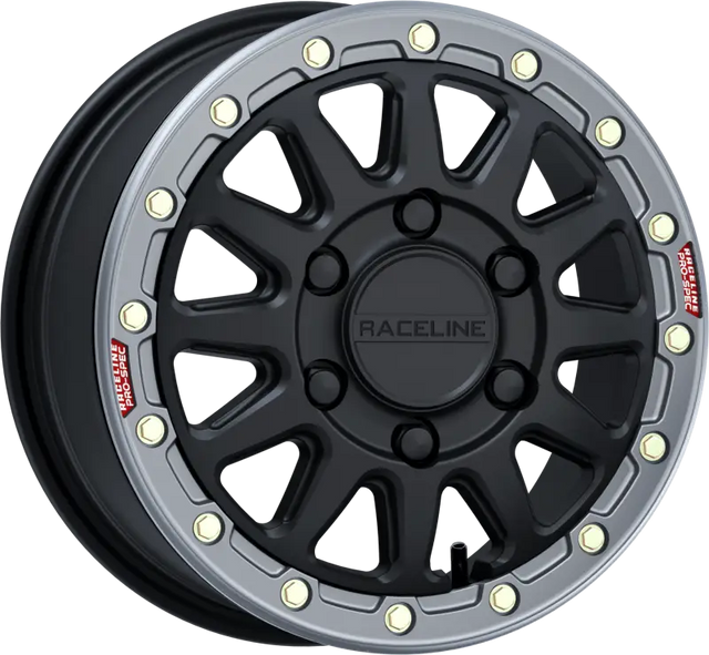 A14BG56560+74 Raceline Alpha Bdlk 15X6.5 6/139.7 (+74Mm)Black/Gunmetal - RV and Auto Parts
