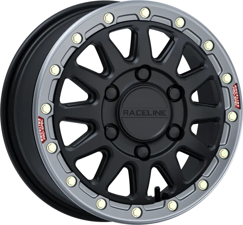 A14BG56560+74 Raceline Alpha Bdlk 15X6.5 6/139.7 (+74Mm)Black/Gunmetal - RV and Auto Parts