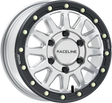 A14SB-56560+74 Raceline Alpha Bdlk 15X6.5 6/139.7 (+74Mm) Silver/Blk - RV and Auto Parts