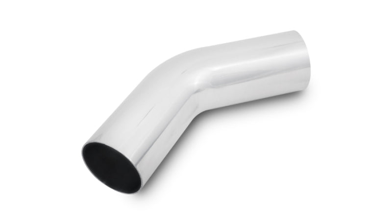 Vibrant 2241 Vibrant 3.25in O.D. Universal Aluminum Tubing (45 Degree) 3.25" CLR 5" Leg Length