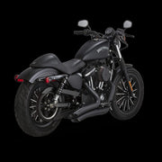 Vance & Hines HD Sportster 14-22 Big Radius 2-2 Black PCX Full System Exhaust - 46367