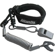 A2103PFW Pro Floating Wrist Lanyard Red W/Whistle