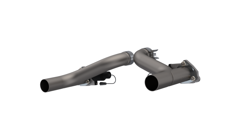 QTP 500110 QTP 10-15 Chevrolet Camaro SS 6.2L 2.5in 304SS Aggressor Cutout Dual Mid Pipes