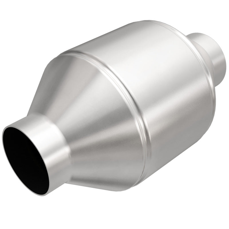 Magnaflow 51655 MagnaFlow Conv Univ 2.25in Inlet/Outlet Center/Center Round 3in Body L x 5in W x 8.75in Overall L - 51655