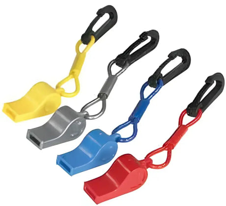 A2709C Whistle W/Clip Grey