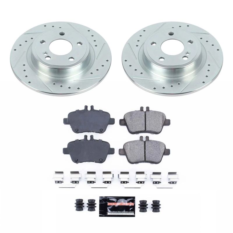 PowerStop K7377 K7377 Power Stop 17-19 Infiniti QX30 Rear Z23 Evolution Sport Brake Kit