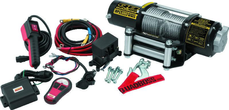 QuadBoss 608850 QuadBoss Winch 5000Lb W/ Cable - 608850