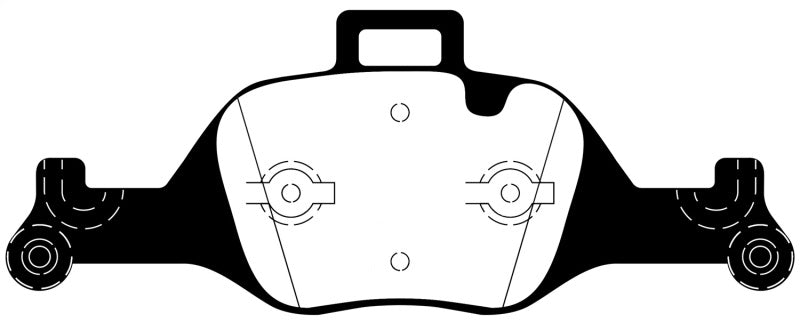 EBC UD2060 EBC 17+ BMW 530 2.0L Turbo (G30) Ultimax Front Brake Pads - UD2060