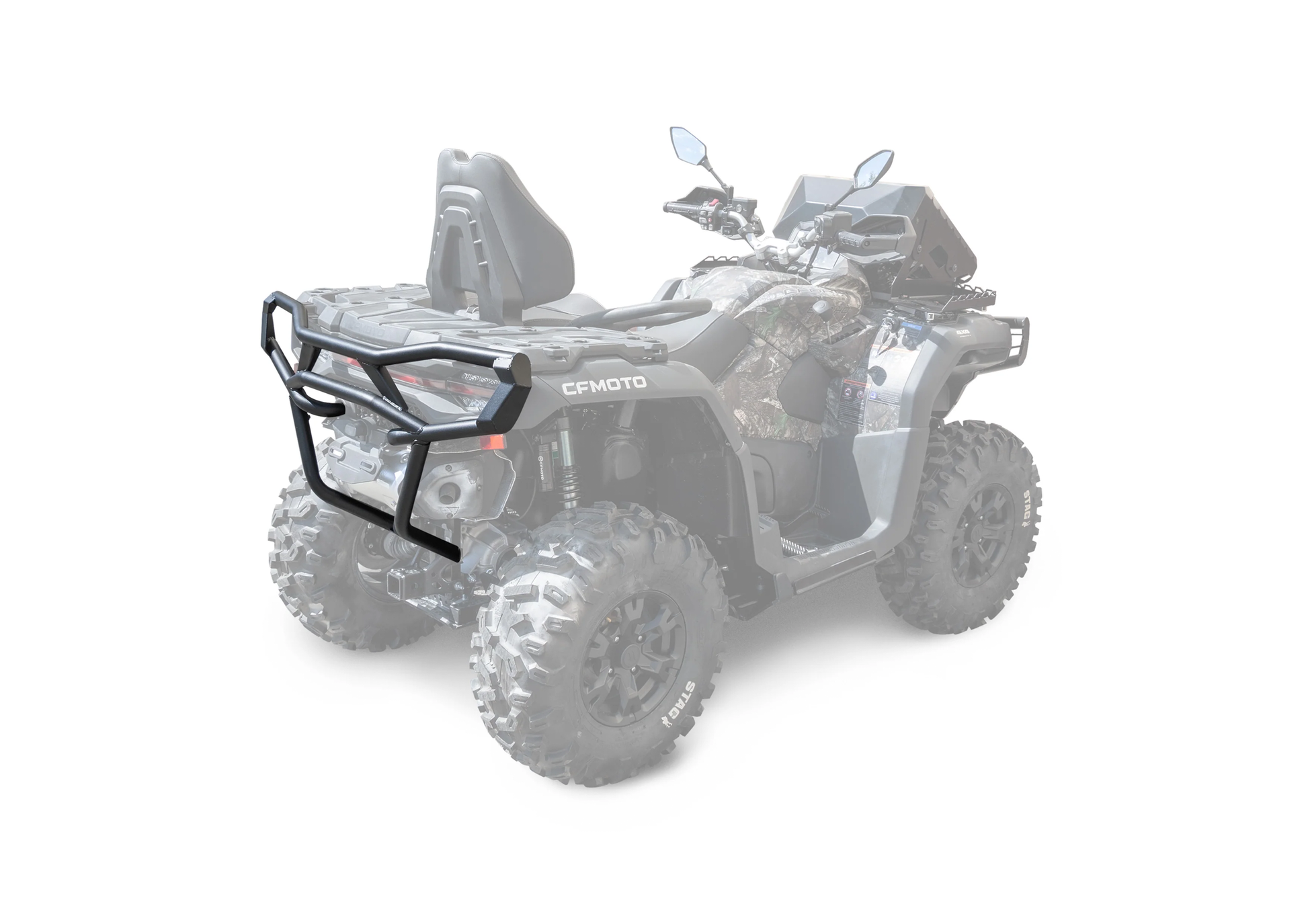 Rival Powersports USA Rear Bumper Guards/Braces 2444.8188.1 - Atv Cfm
