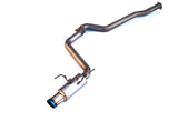 Invidia 2015+ WRX/STi 4 Door 80mm Single Outlet Full Titanium Cat-Back Exhaust - HS15SW4TRG