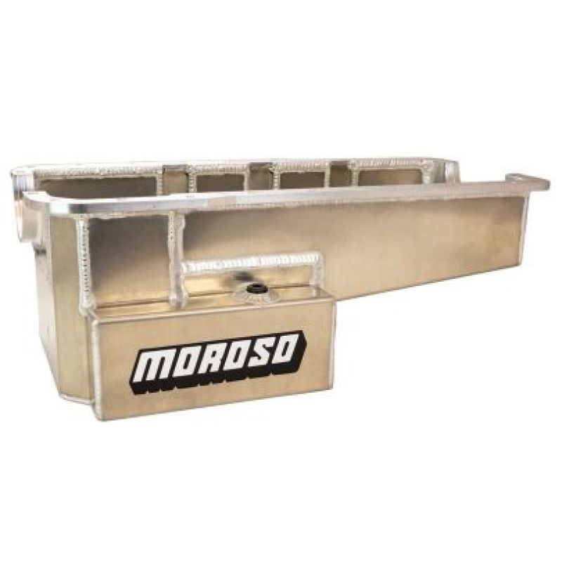 Moroso 20537 Moroso Ford 289-302 Road Race Baffled Front Sump 8in Deep Aluminum Oil Pan