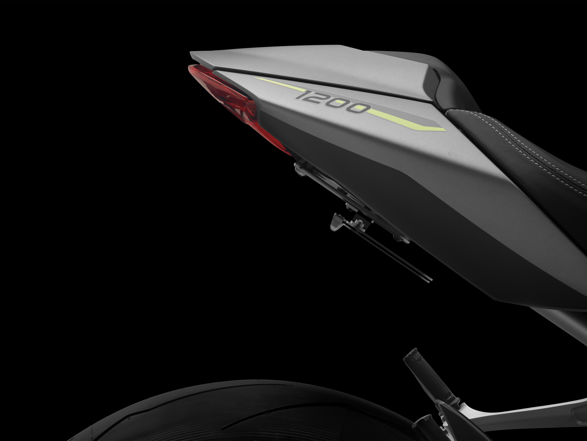 Rizoma Flat-Out Fender Eliminator Body PTU070B - Flat-OUT Tri