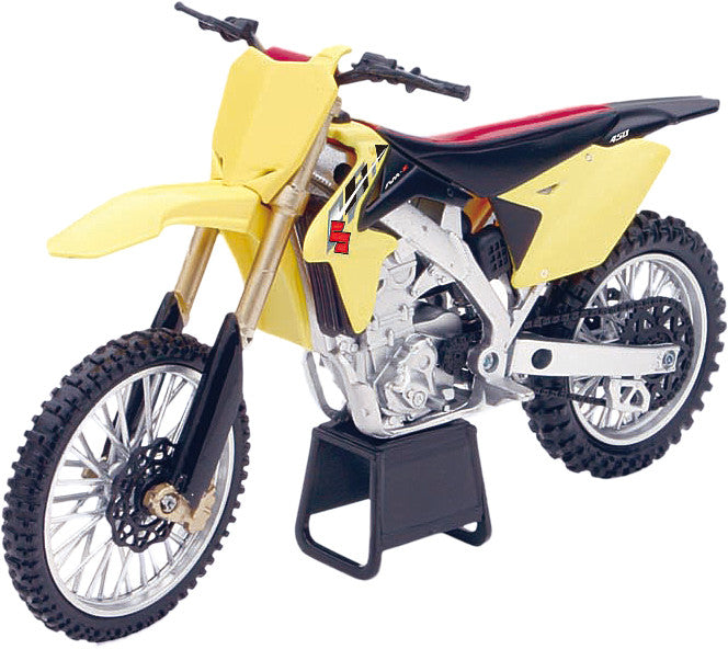 NEW-RAY Race Dirt Bike Replica Accessories 57643 - Yellow 12 14 RMZ4540