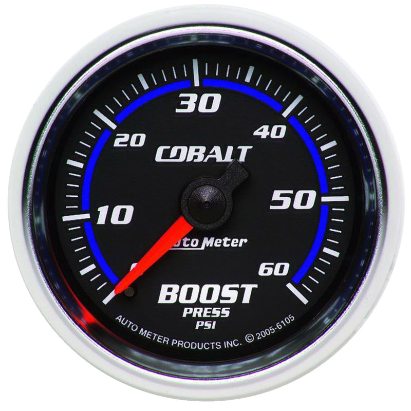 AutoMeter 6105 Autometer Cobalt 52mm 0-60psi Mechanical Boost Gauge