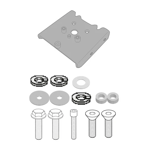 Givi 6421KIT Mounting Kit Plo6421Mk Plo6421Cam