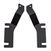 Keystone 2207 Driving/ Fog Light Mounting Bracket Bolt Mount; Texture Powder Coated; Mounts Two Light; Black; Stainless Steel; Set Of 2