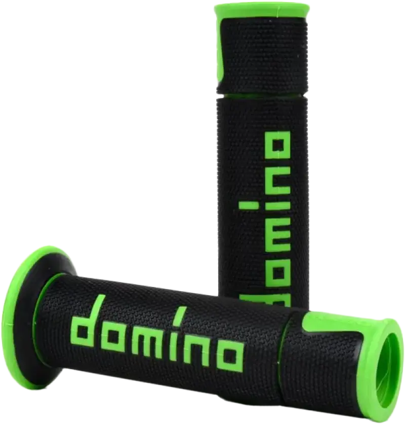 A450 Road Racing Grips Black/Green Pair