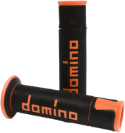 A450 Road Racing Grips Black/Orange Pair