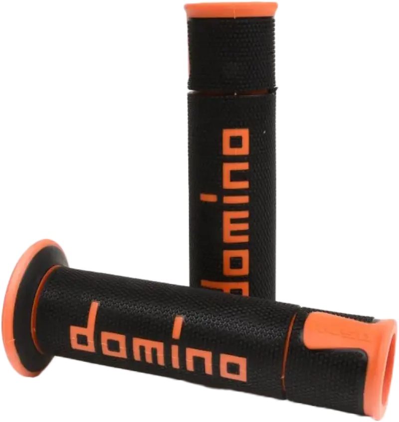 A450 Road Racing Grips Black/Orange Pair