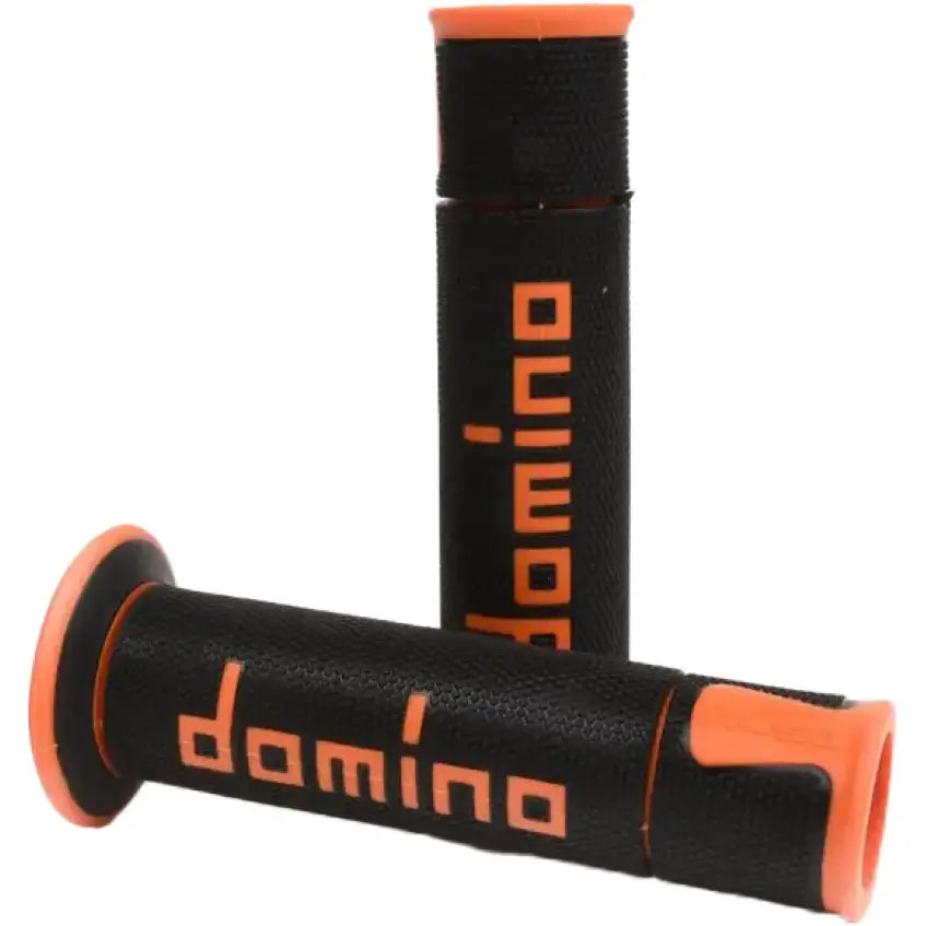 A450 Road Racing Grips Black/Orange Pair