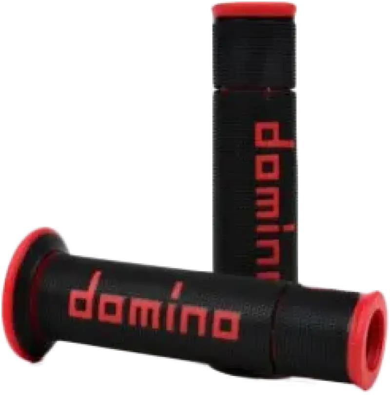Black and red A450 Road Racing Grips for 22mm handlebars, dual thermoplastic compound system, secure grip with maximum comfort, ideal for RV, automotive, powersports, off-road, marine, truck accessories, interior, truck bed, RV parts, AVADA - Best Sellers