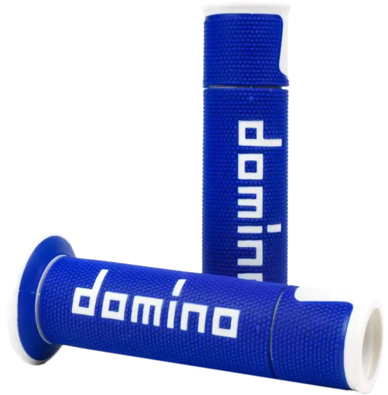 A450 Road Racing Grips Blue/White Pair