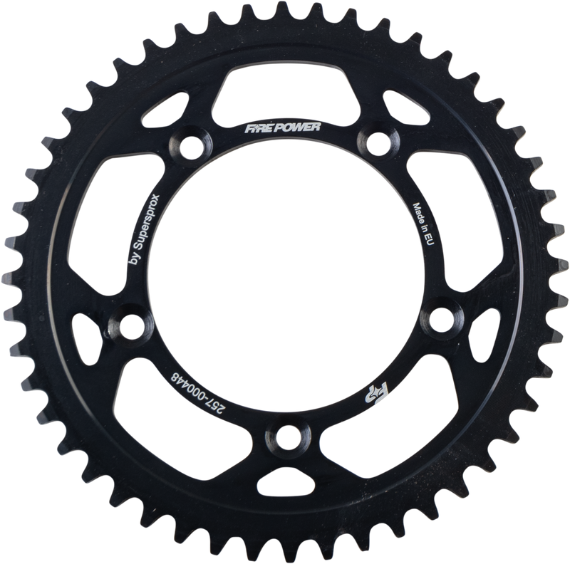 FPS-4-48-BLK Fire Power Rear Sprocket Steel 48T Blk